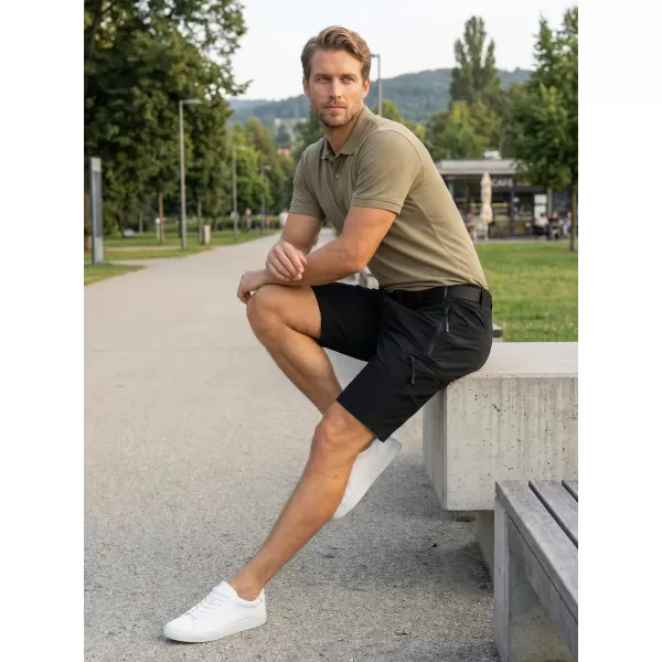  Pánske šortky ALTISPORT NoPrint NP/ALM4021NJ BLACK 