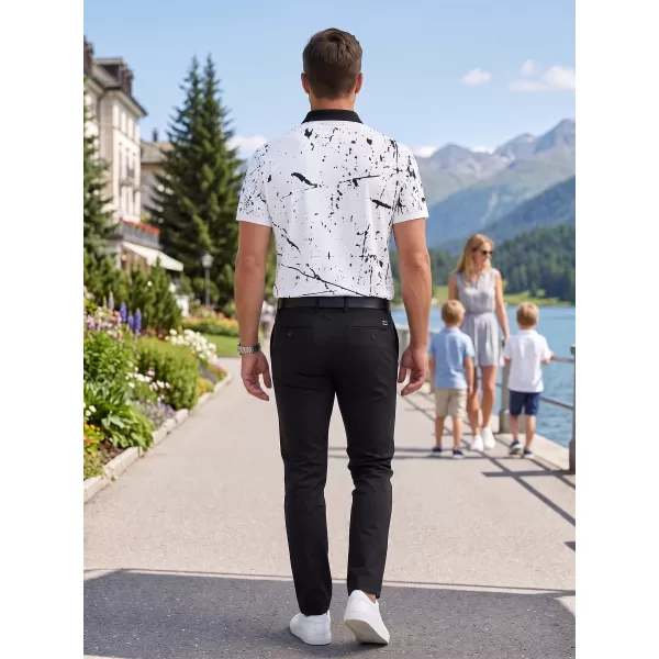  Pánske funkčné tričko s golierom premium ALTISPORT VOJ/ALM034TR05 biela 
