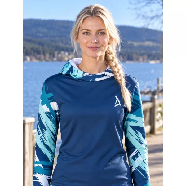  Dámska funkčná mikina premium ALTISPORT VOJ/ALW039MI01 NAVY 