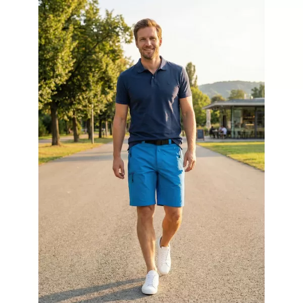  Pánske šortky ALTISPORT NoPrint NP/ALM4021NJ BRIGHT BLUE 