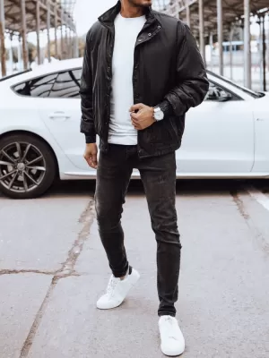 Pánska bunda DSTREET tx4583 ČIERNA