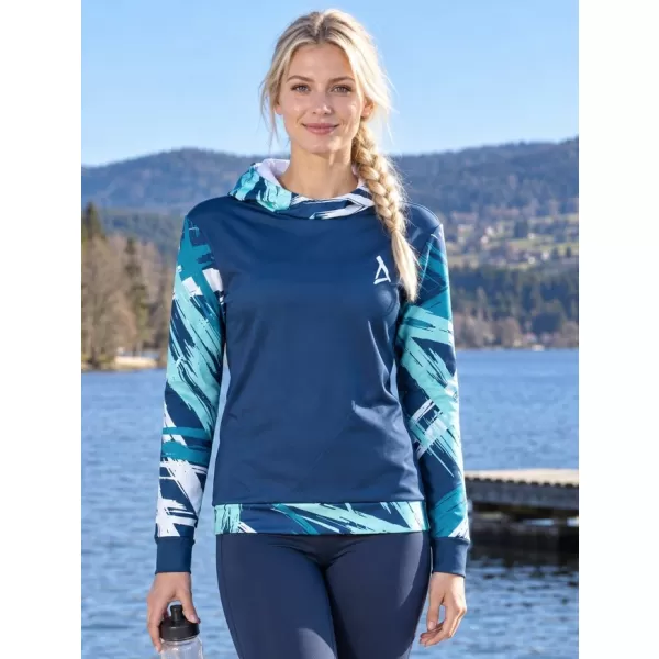  Dámska funkčná mikina premium ALTISPORT VOJ/ALW039MI01 NAVY 