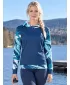 Dámska funkčná mikina premium ALTISPORT VOJ/ALW039MI01 NAVY