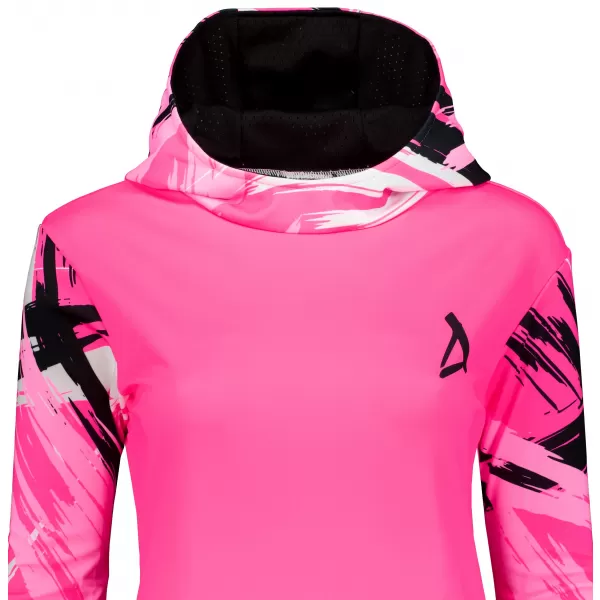  Dámska funkčná mikina premium ALTISPORT VOJ/ALW039MI01 FLUO PINK 
