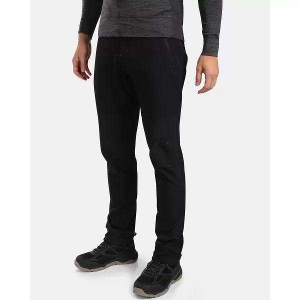  Pánske outdoorové nohavice KILPI TIDE-M WM0413KI čierna 
