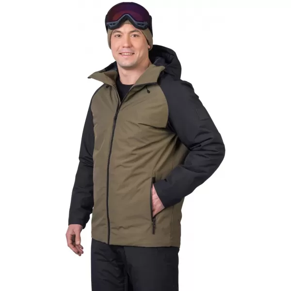  Pánska bunda HANNAH MASCON II DARK OLIVE/ANTHRACITE 