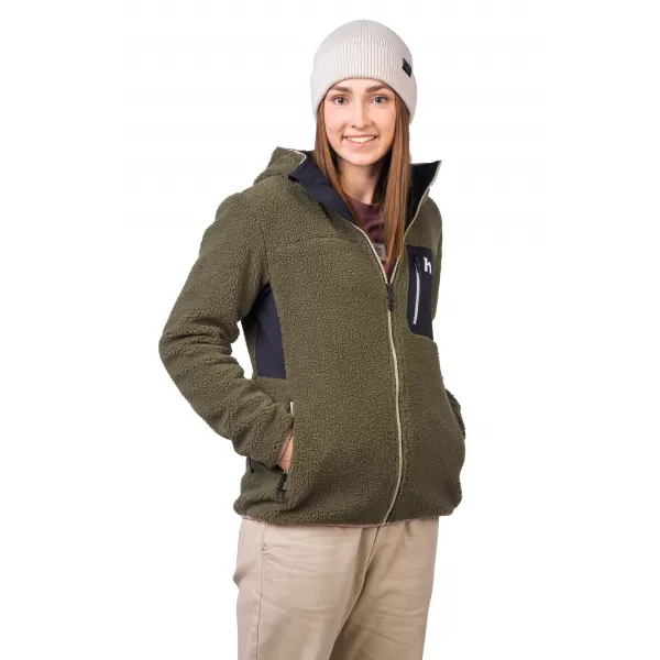  Dámska mikina HANNAH KOALA HOODY IVY GREEN / ANTHRACITE 