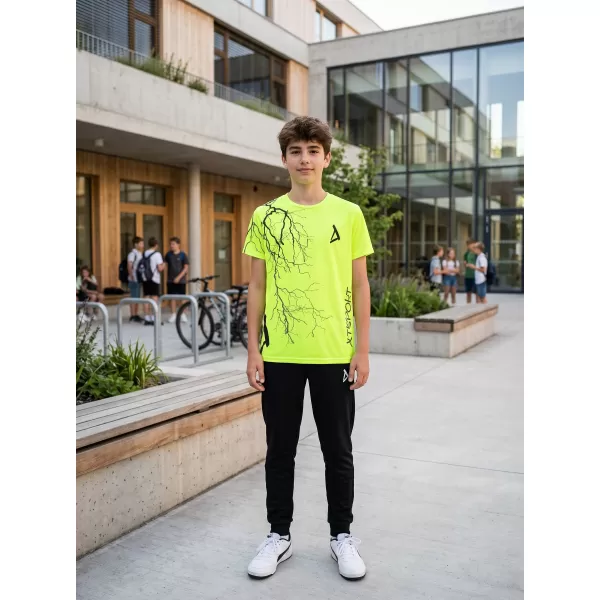  Detské funkčné tričko premium ALTISPORT VOJ/ALK004TR01 NEON YELLOW 