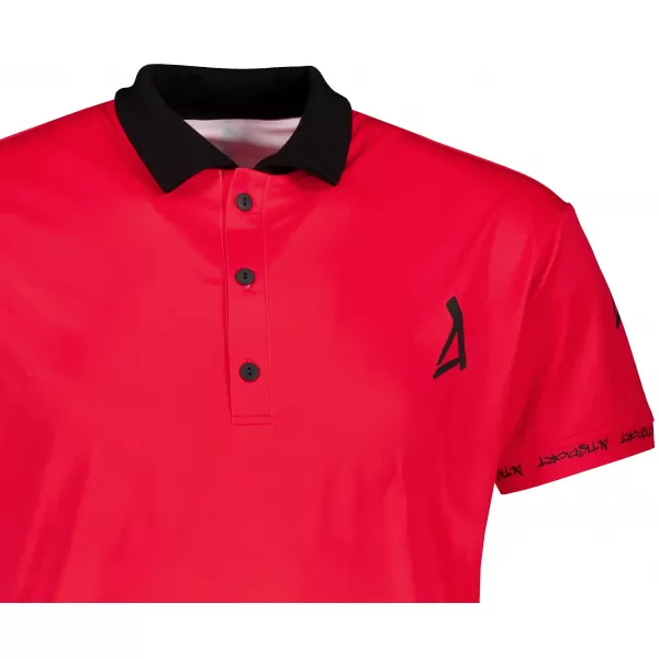  Pánske funkčné tričko s golierom premium ALTISPORT VOJ/ALM000TR05 ČERVENÁ 
