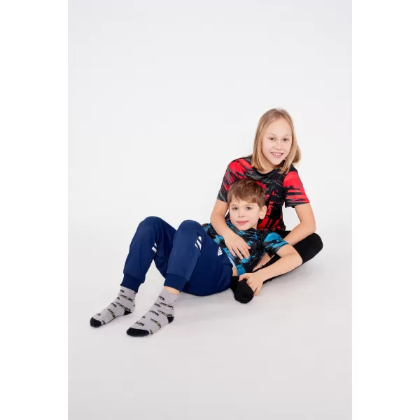 Detské funkčné tričko premium ALTISPORT VOJ/ALK010TR01 ČIERNA/ČERVENÁ 
