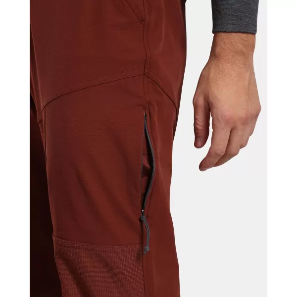  Pánske outdoorové nohavice KILPI VILLAIN-M WM0411KI TMAVO červená 