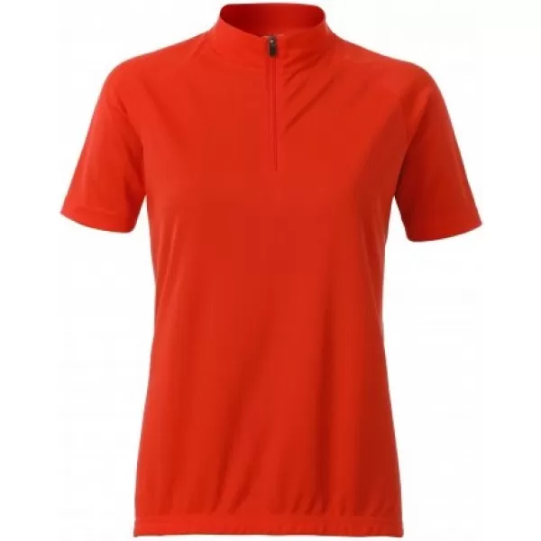  Dámsky cyklo dres ALTISPORT NoPrint NP/ALW115NJ BRIGHT ORANGE 