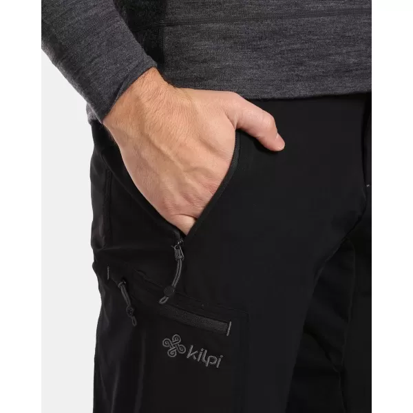  Pánske outdoorové nohavice KILPI TIDE-M WM0413KI čierna 