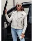 Dámska vesta DSTREET WOOLZIP TY4743 BIELA