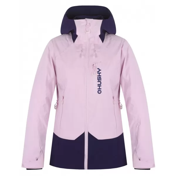  Dámska lyžiarska bunda HUSKY gambi l Pink/modrá 