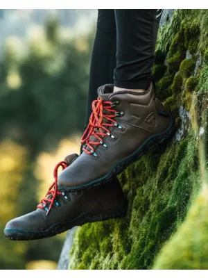 Dámska barefoot obuv KILPI BARE HIGH WP-U WU0954KI hnedá