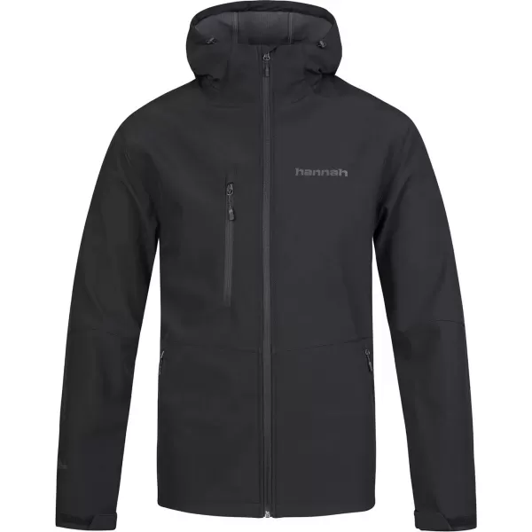  Pánska softshellová bunda HANNAH BRISTON ANTHRACITE 