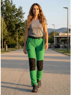 Dámske nohavice ALTISPORT NoPrint NP/ALW5021NJ FERN GREEN/BLACK
