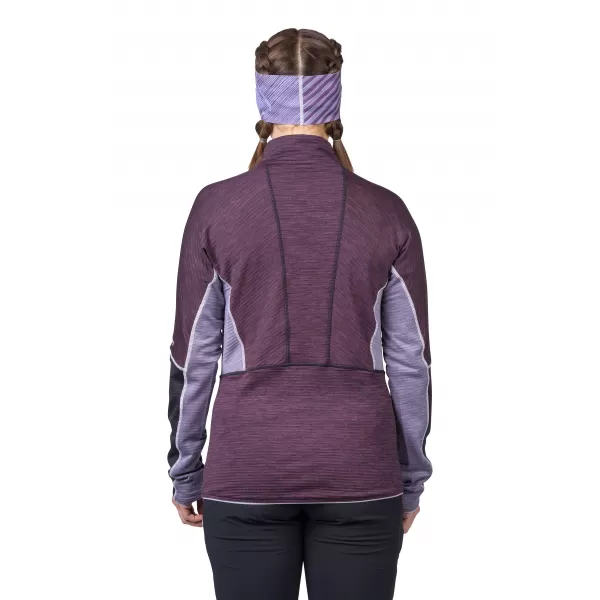  Dámska mikina HANNAH MEDA HZ PRUNE PURPLE/LAVENDER GRAY MEL 