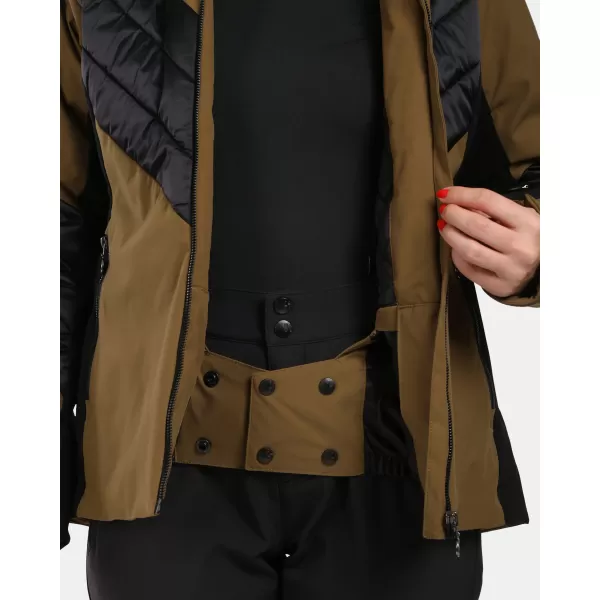  Dámska lyžiarska bunda KILPI LIN-W WL0110KI KHAKI 