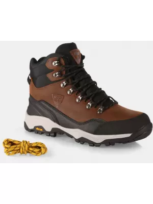Pánska outdoorová vysoká obuv KILPI TRACKER HIGH WP-U WU0951KI hnedá