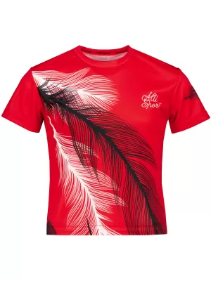 Detské prémiové funkčné tričko ALTISPORT VOJ/ALK001TR01 ČERVENÁ