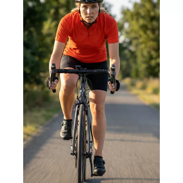  Dámsky cyklo dres ALTISPORT NoPrint NP/ALW115NJ BRIGHT ORANGE 