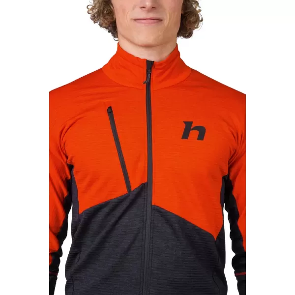  Pánska mikina HANNAH NIRO SPICY ORANGE/ANTHRACITE MEL 