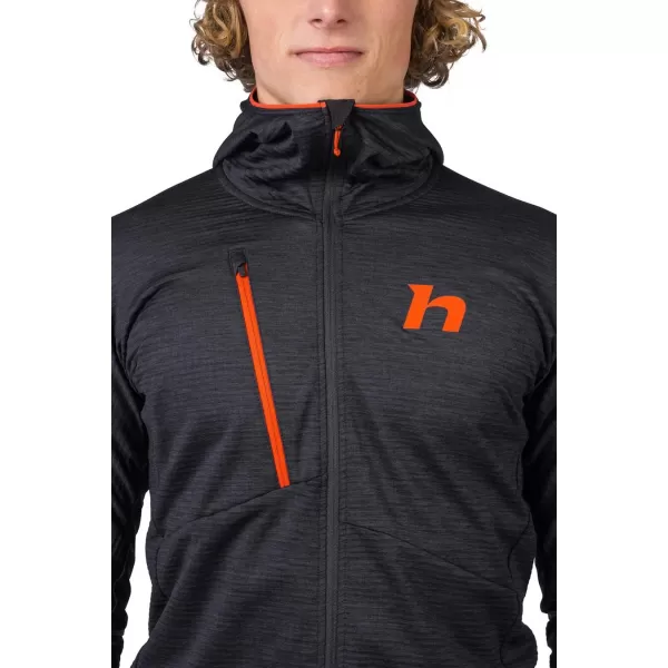  Pánska mikina HANNAH NIRO HOODY ANTHRACITE MEL 