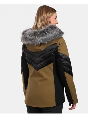 Dámska lyžiarska bunda KILPI LIN-W WL0110KI KHAKI