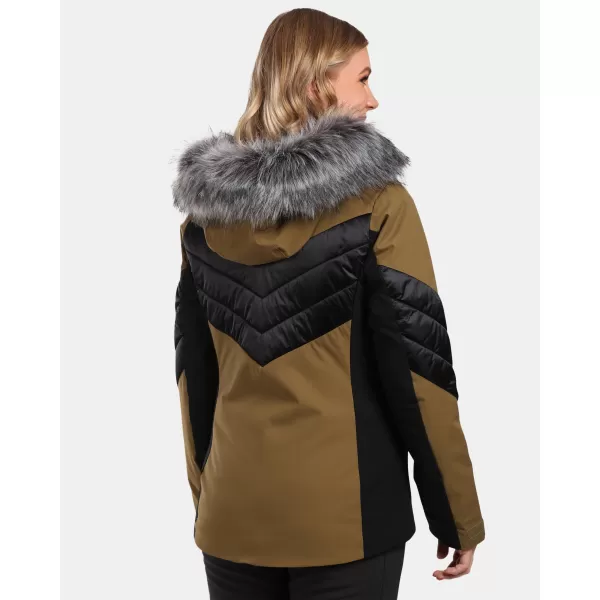  Dámska lyžiarska bunda KILPI LIN-W WL0110KI KHAKI 