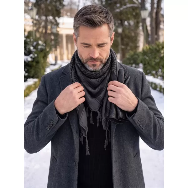  Šál brandit bd7009 Navy/čierny 