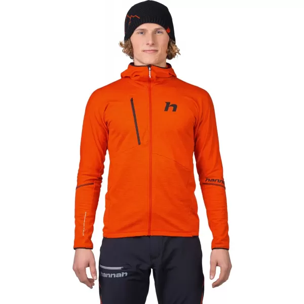  Pánska mikina HANNAH NIRO HOODY SPICY ORANGE MEL 