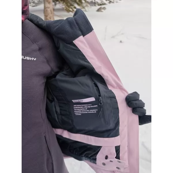  Dámska lyžiarska bunda HUSKY gambi l Pink/modrá 