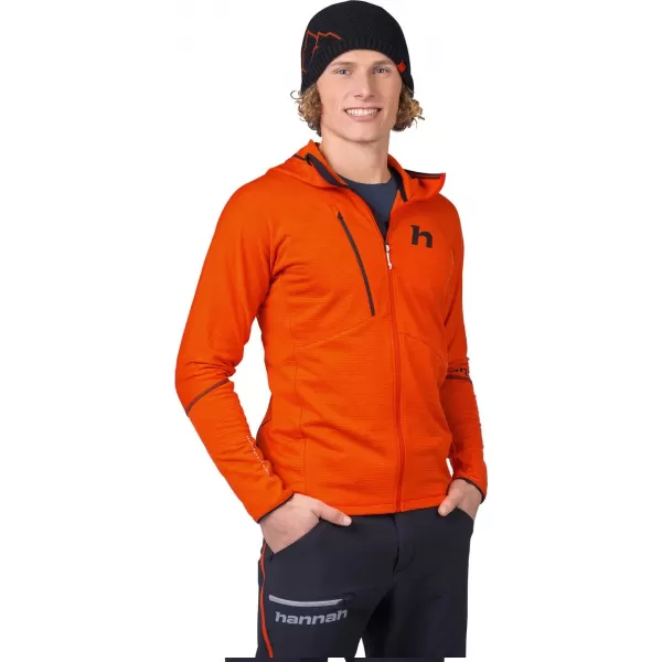  Pánska mikina HANNAH NIRO HOODY SPICY ORANGE MEL 