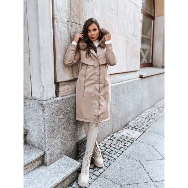 Dámsky kabát DSTREET LUSTER TY3958 BÉŽOVÁ 