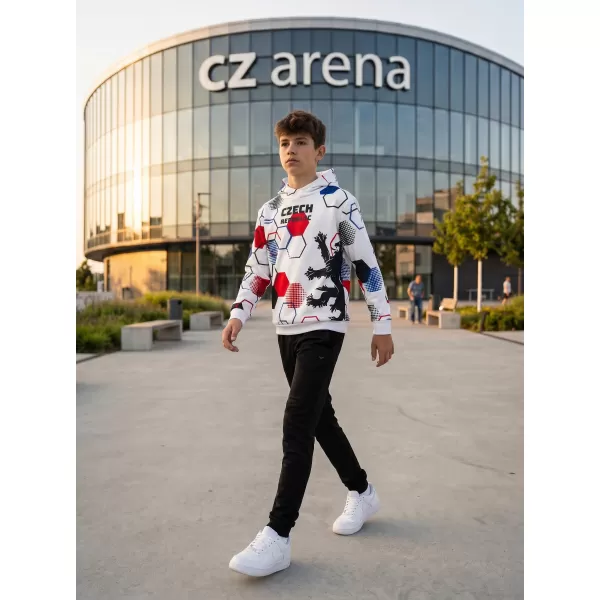  Detská funkčná mikina premium ALTISPORT VOJ/ALK036MI01 biela 