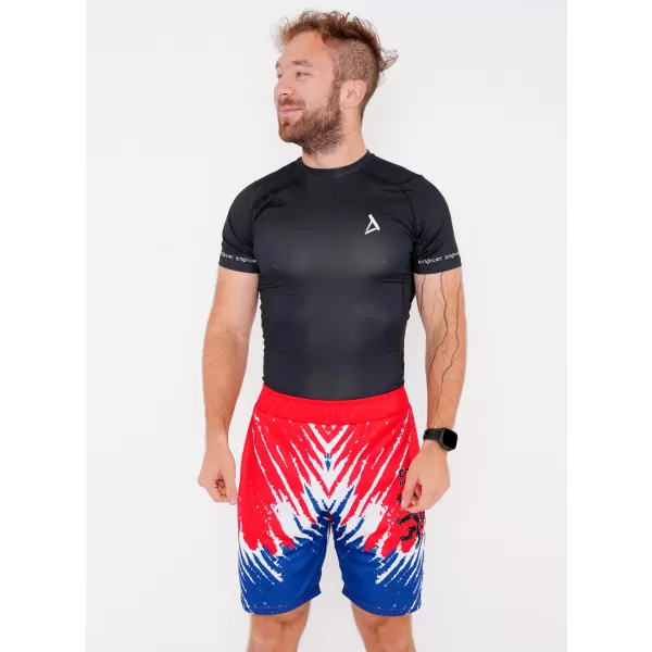  Pánske funkčné kraťasy bez vreciek premium ALTISPORT VOJ/ALM036KRA02 LEV 