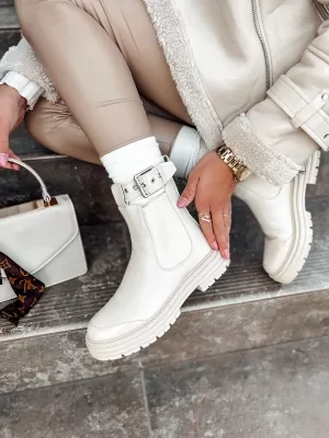 Dámske topánky DSTREET LUXIBOOTS BÉŽOVÁ