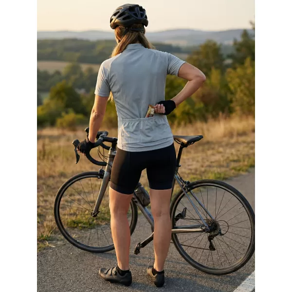  Dámsky cyklo dres ALTISPORT NoPrint NP/ALW115NJ SILVER 