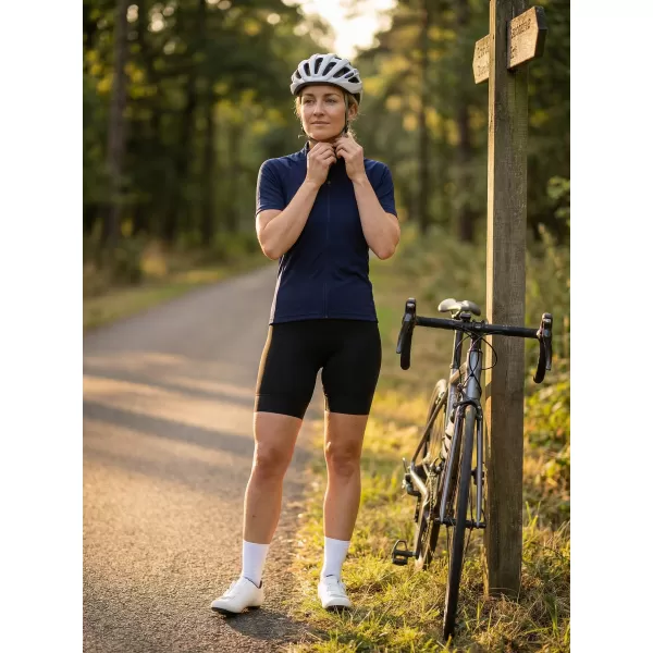  Dámsky cyklo dres ALTISPORT NoPrint NP/ALW115NJ NAVY 