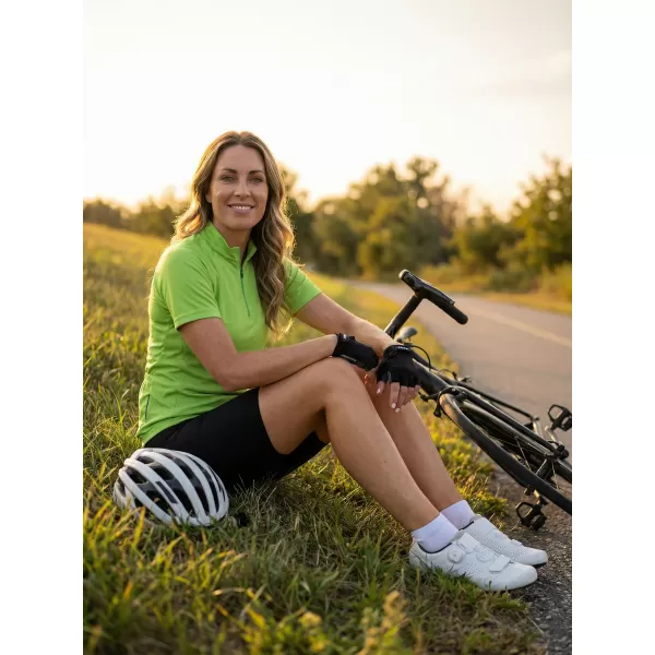  Dámsky cyklo dres ALTISPORT NoPrint NP/ALW115NJ LIME GREEN 