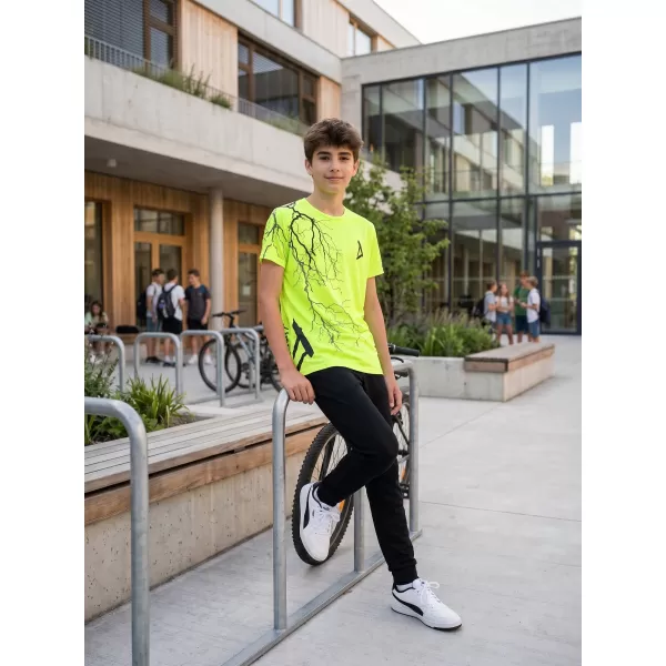  Detské funkčné tričko premium ALTISPORT VOJ/ALK004TR01 NEON YELLOW 