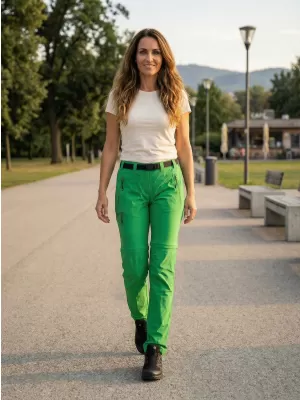 Dámske nohavice/kraťasy ALTISPORT NoPrint NP/ALW1021NJ FERN GREEN