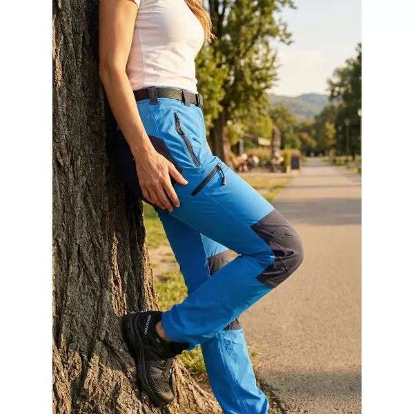  Dámske nohavice ALTISPORT NoPrint NP/ALW5021NJ BRIGHT BLUE/NAVY 