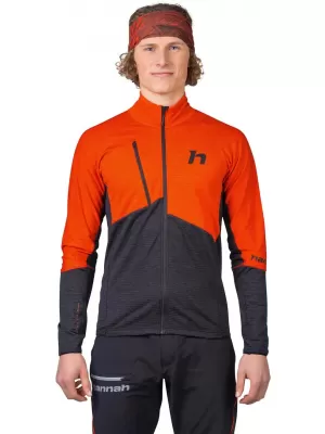 Pánska mikina HANNAH NIRO SPICY ORANGE/ANTHRACITE MEL