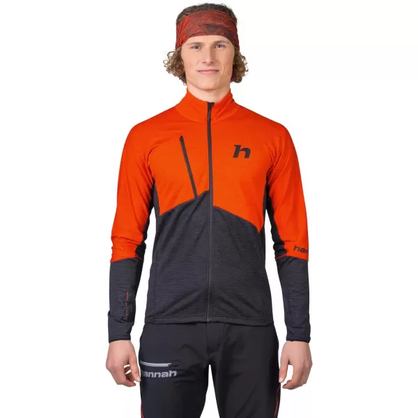  Pánska mikina HANNAH NIRO SPICY ORANGE/ANTHRACITE MEL 