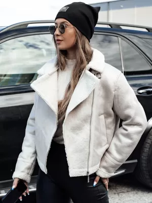 Dámska bunda DSTREET SOFTSTILL TY4748 BIELA