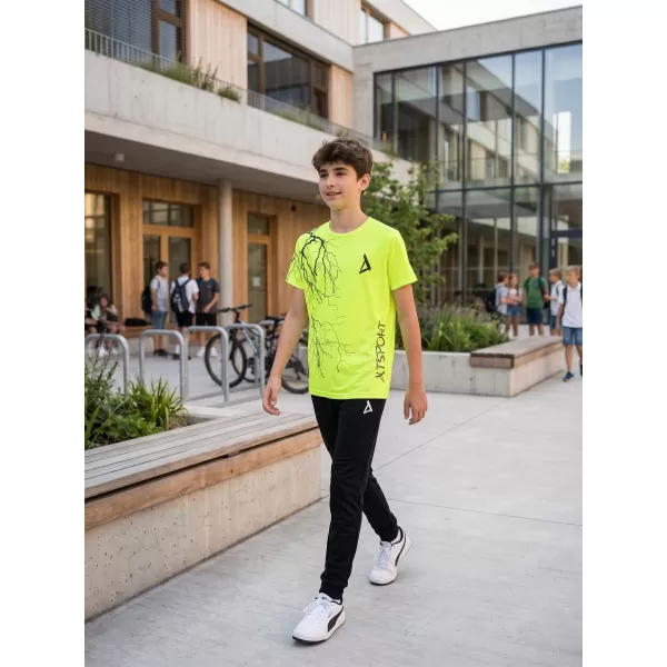  Detské funkčné tričko premium ALTISPORT VOJ/ALK004TR01 NEON YELLOW 