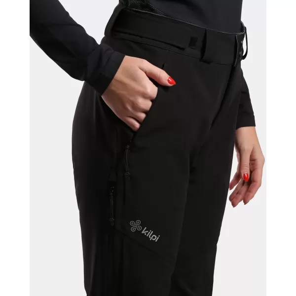  Dámske nepremokavé outdoorové nohavice KILPI MESTALO-W WL0401KI čierna 